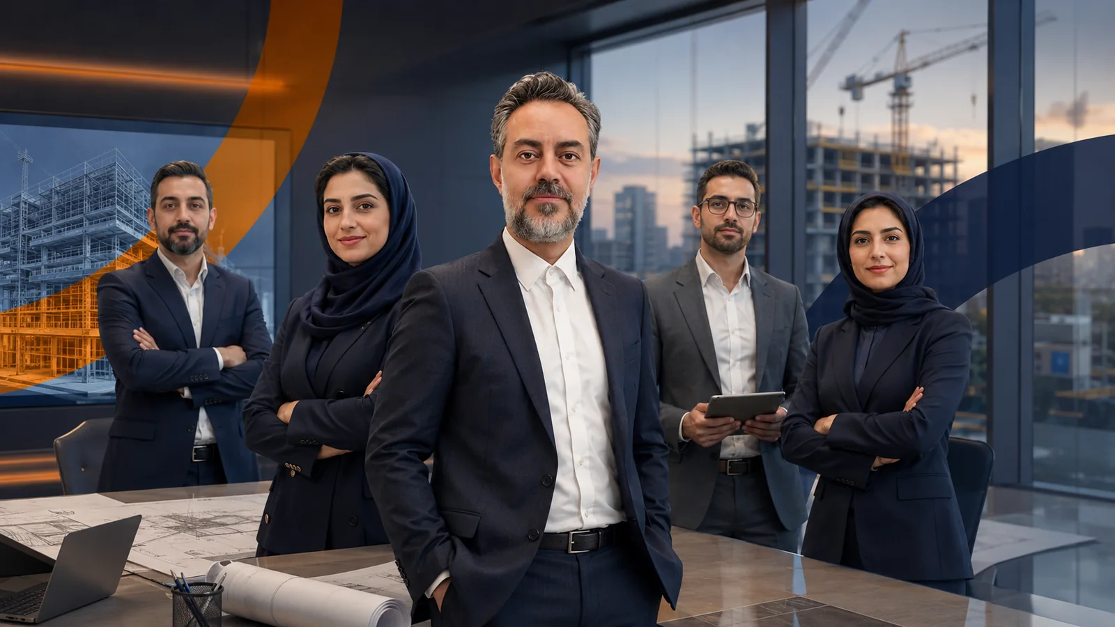 تیم تخصصی شرکت مهندسی به‌سبک
